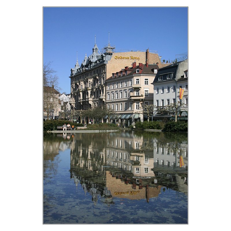 Baden-Baden: Am Augustaplatz in der Innenstadt. 4.32007 (Matthias)