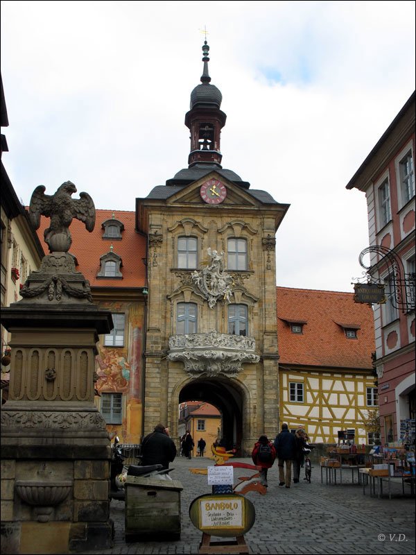 Bamberg, Altes Rathaus, Obere Brcke - 21.12.2006
