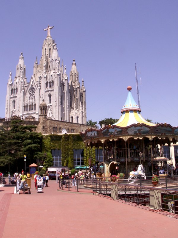 BARCELONA (Provincia de Barcelona), 05.06.2006, auf dem Tibidabo