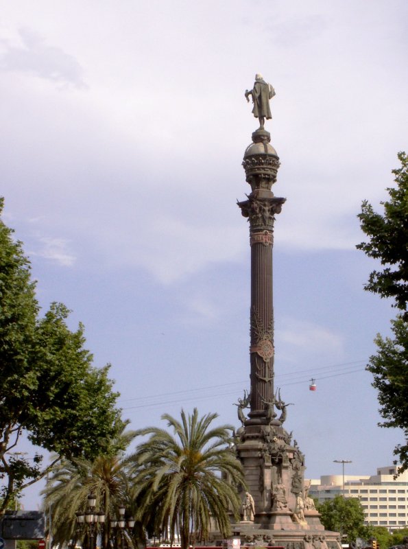 BARCELONA (Provincia de Barcelona), 05.06.2006, Kolumbusstatue