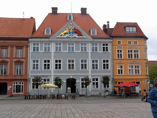 Barockarchitektur erbaut 1748-50 die Schwedische Kommandantur als Stralsund noch zum Knigreich Schweden gehrte