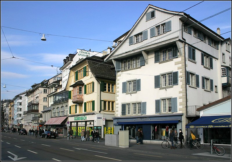 Bebauung am Limmat-Quai. 15.03.2008 (Matthias)