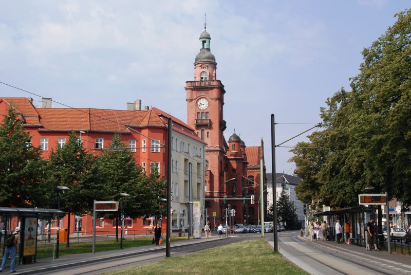 BERLIN, 04.07.2009, Blick auf das Rathaus Pankow