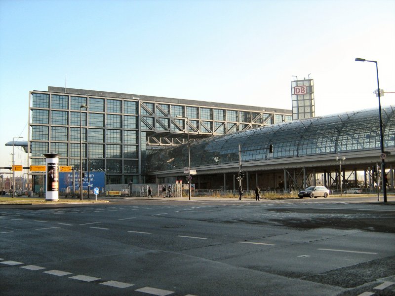 berlin, am hauptbahnhof 31.12.2008