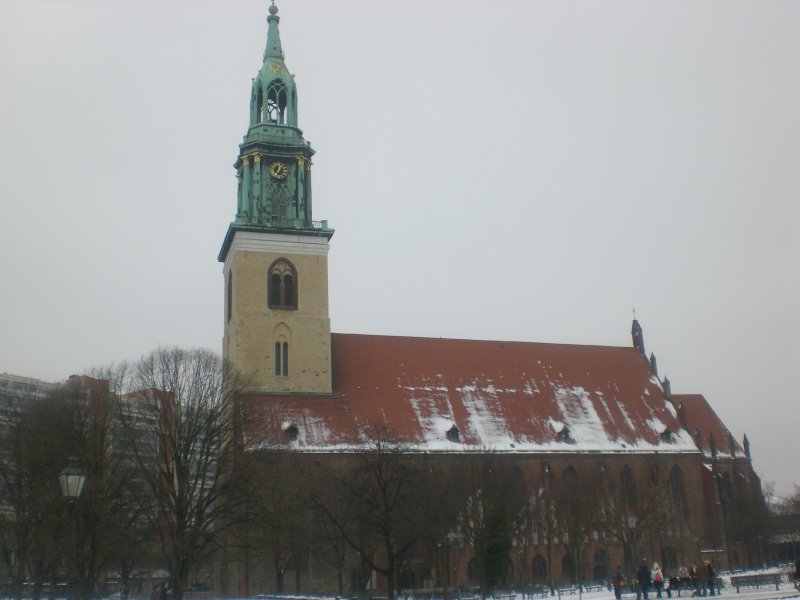 Berlin Dezember 2008, die Marienkirche.