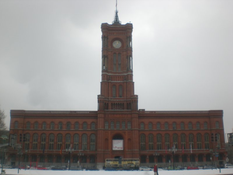 Berlin Dezember 2008, das Rote Rathaus.