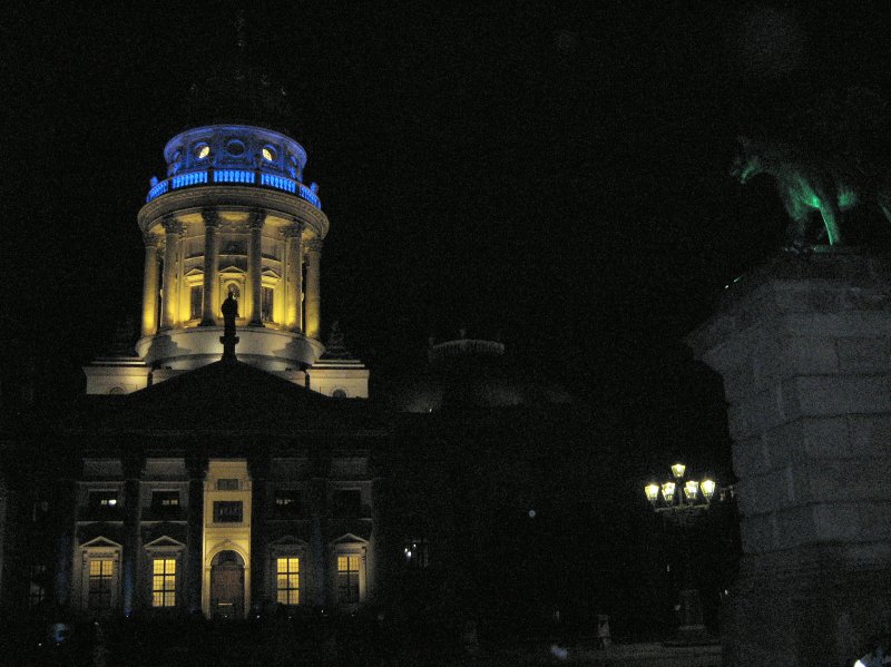 Berlin - Gendarmenmarkt. Lichtfestival 2008