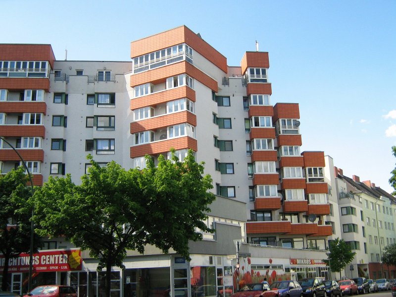 Berlin-Gesundbrunnen, Wohnbauten am Banhof Gesundbrunen, 2008