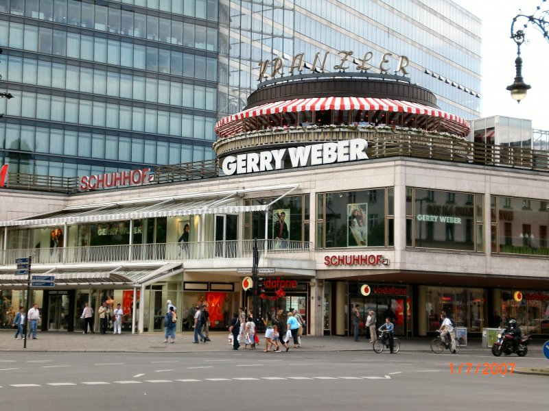 BERLIN Kurfrstendamm, Kranzlereck im Sommer 2007