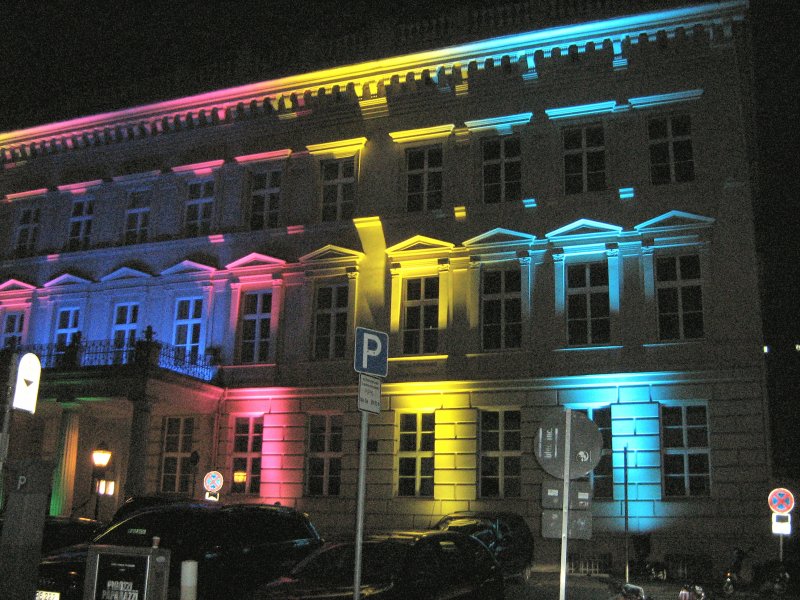 Berlin-Mitte, Lichtfestival 2008, Foto vom 23.10.2008