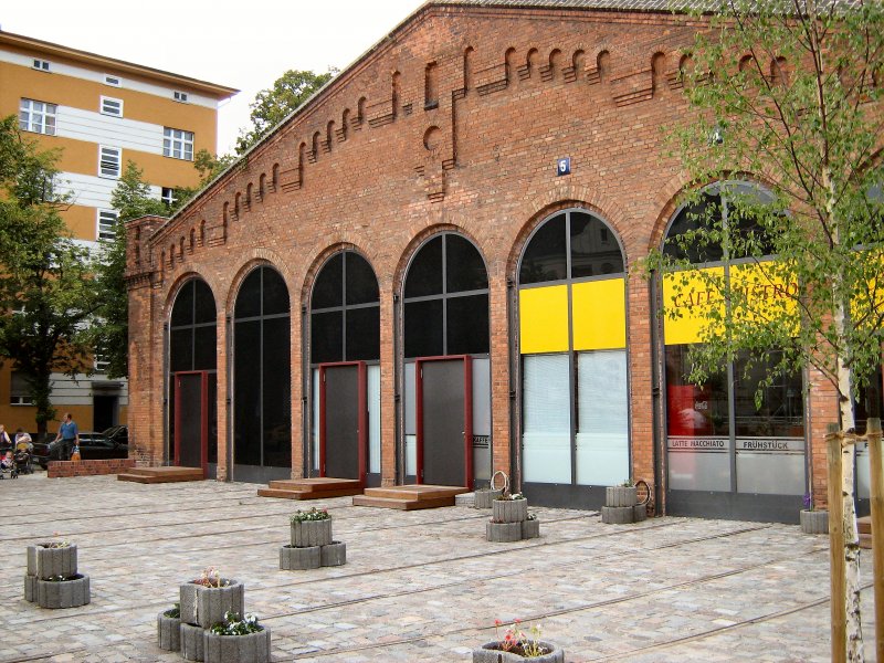 Berlin-Reinickendorf, altes Strasenbahndepot, Aufnahme Sommer 2007