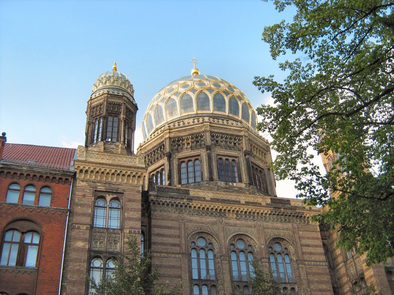 Berlin, Synagoge, neu restauriert im Sommer 2007