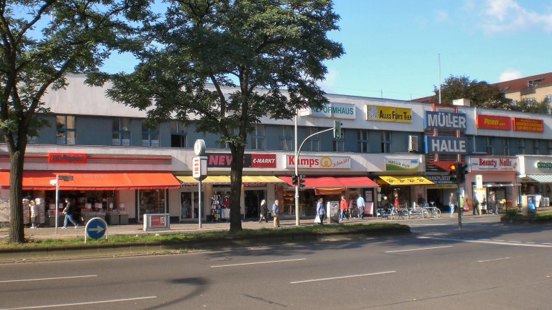 Berlin-Wedding, Mllerstrasse, Einkaufsobjekt Mllerhalle, Aufnahme Sommer 2007