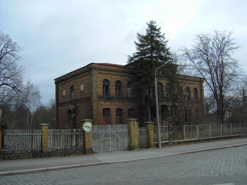 Berliner Strae, Amt fr Maschinenwirtschaft, ehemalige Reichsbahndirektion Osten, Zustand: 06.03.2008