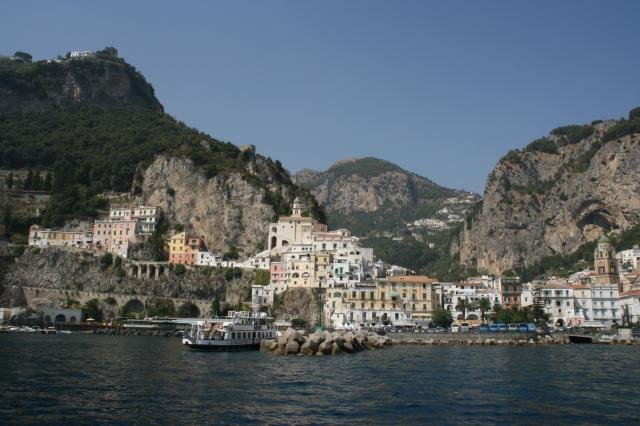 Blick auf Amalfi.