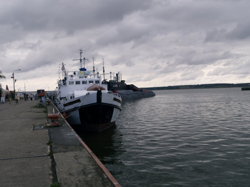 Blick auf den Hafen in Peenemnde /(Gedenksttte)