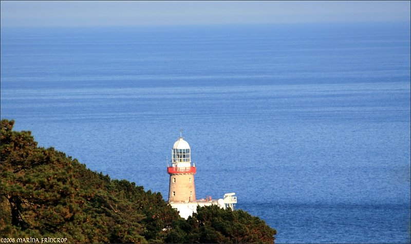 Blick auf den Leuchtturm von Howth, Irland Co. Dublin.