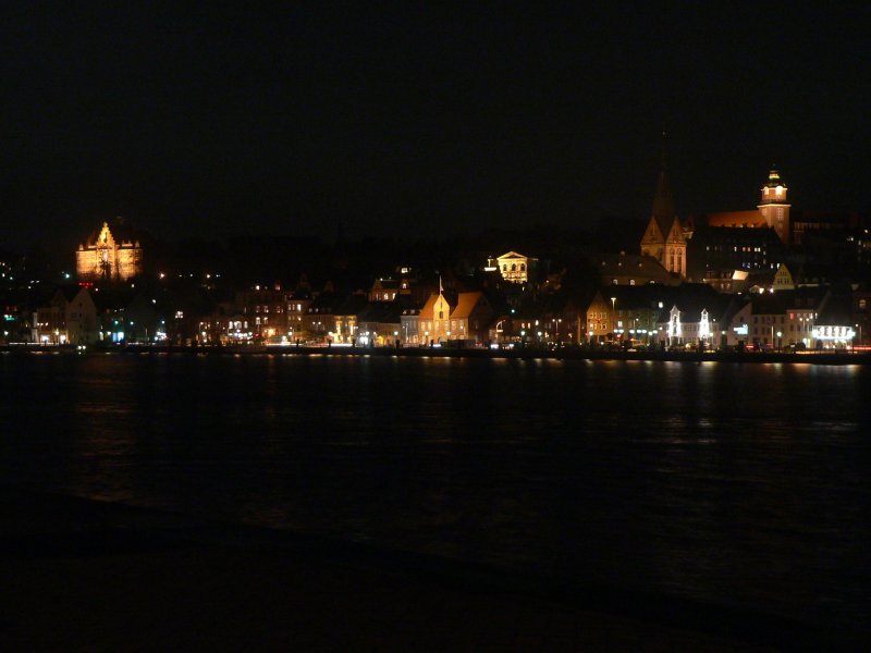 Blick auf die Norderhofenden in Flensburg am 31.12.2006.