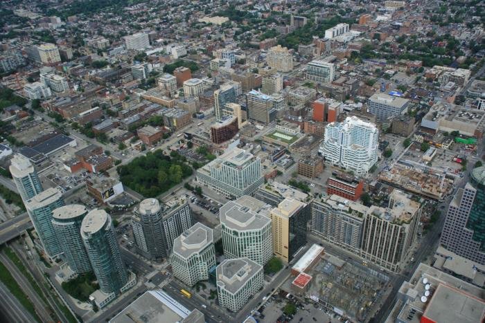 Blick auf Toronto vom CN Tower.