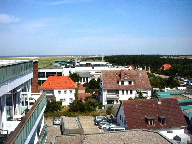 Blick vom Hotel Ambassador auf St. Peter-Ording, 2004