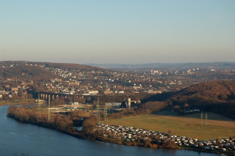 Blick ber den Harkortsee nach Herdecke.