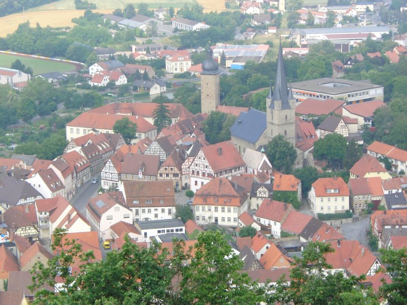 Blick vom Zeiler Käppele auf die Altstadt