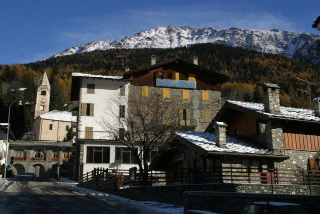 Blick zum Mont Blanc Massiv.