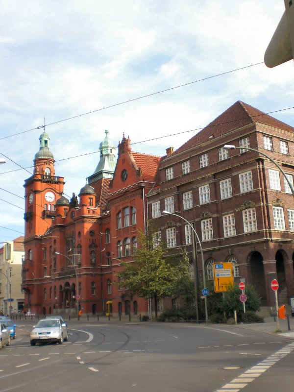 Blick zum Rathaus Pankow, Sommer 2007