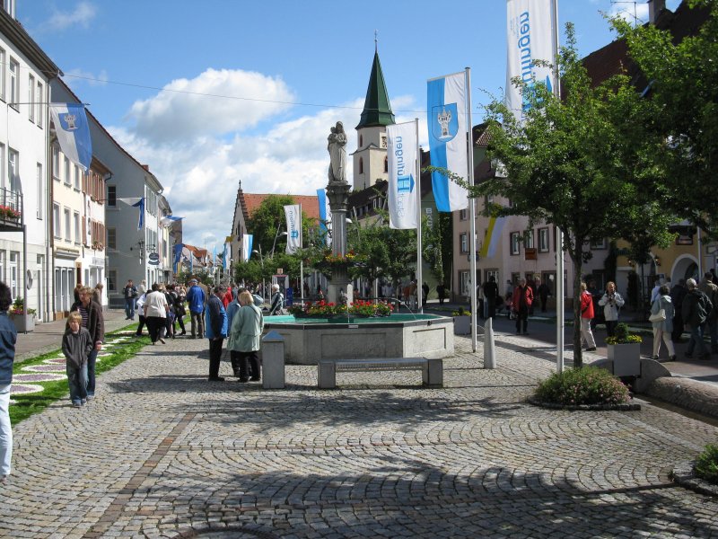 Blumenteppich in Hfingen aufgenommen am 11.06.09 Fronleichnam.