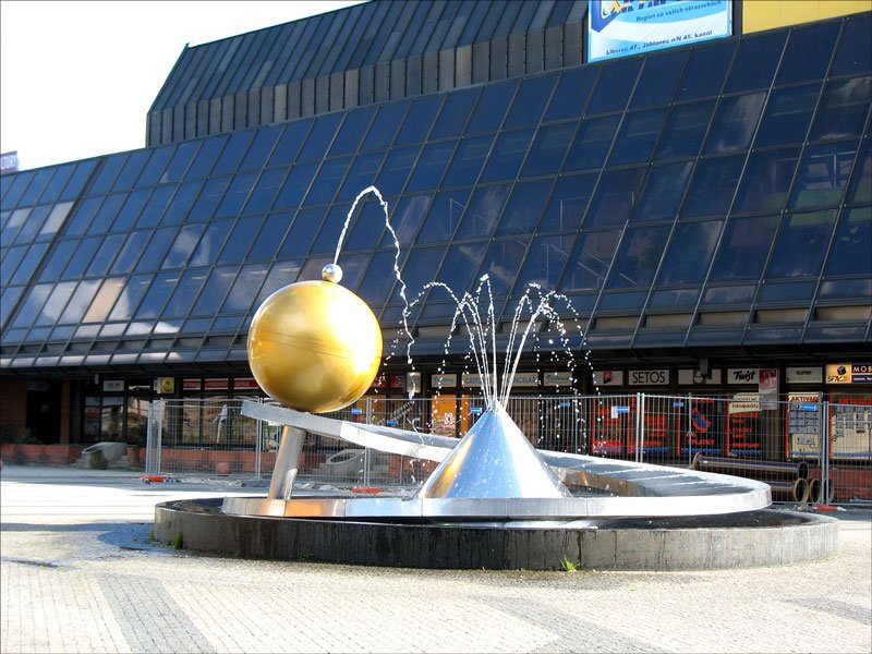 Brunnen in Liberec (Reichenberg); 07.07.2007
