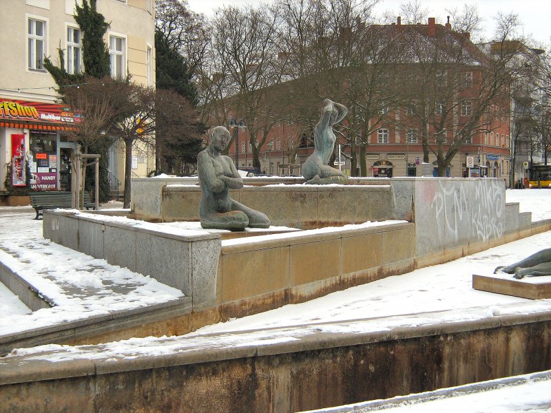 Brunnen in Reinickendorf, Januar 2009