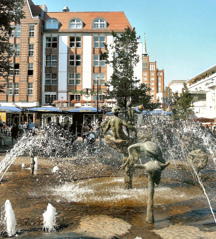 Brunnen in Rostock, 2003