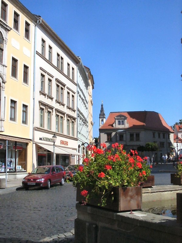 Brgerhuser in Zittau - Sommer 2004