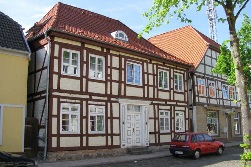 Brgerhaus in der August-Bebel-Strae, Grevesmhlen 12.05.2008