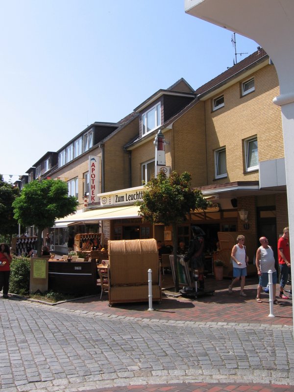 Bsum/Nordsee mit Gst. Zum Leuchtturm, Aufnahme Sommer 2006