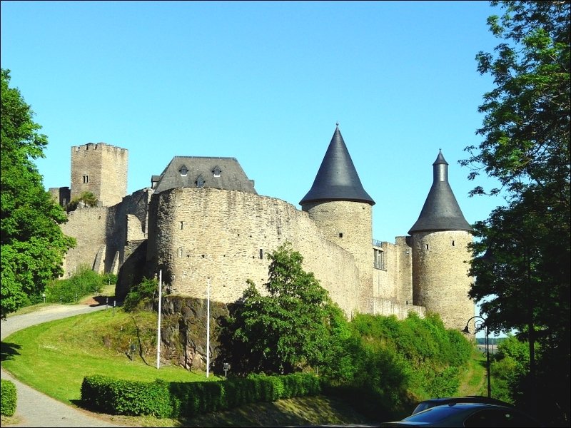 Burg Bourscheid fotografiert am 12.05.08. (Jeanny)