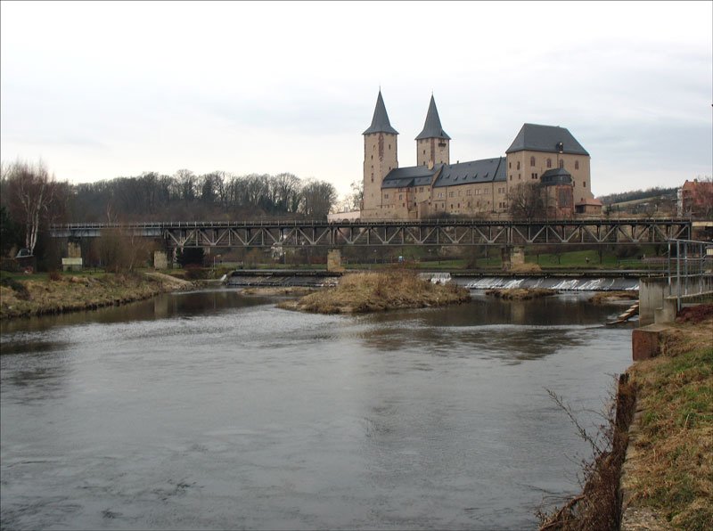 Burg Rochlitz oberhalb der Zwickauer Mulde; 05.01.2008
