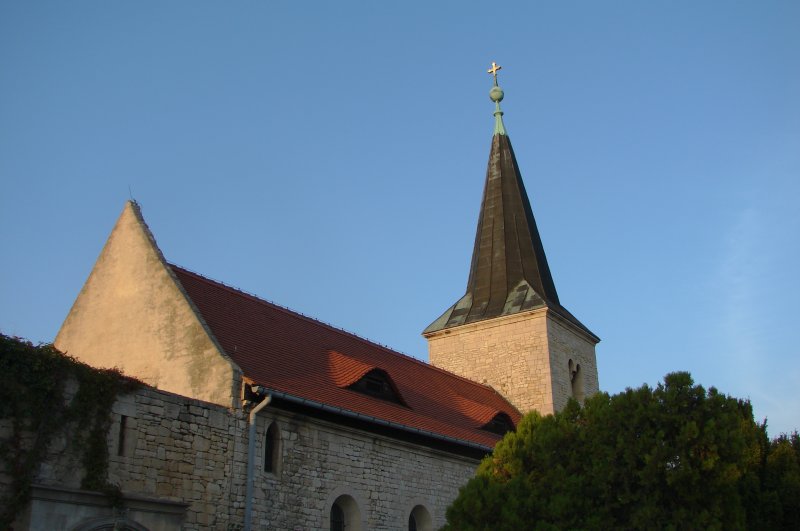 Burgenlandkreis - Die Klosterkirche in Zscheiplitz - Foto vom 19.09.2009