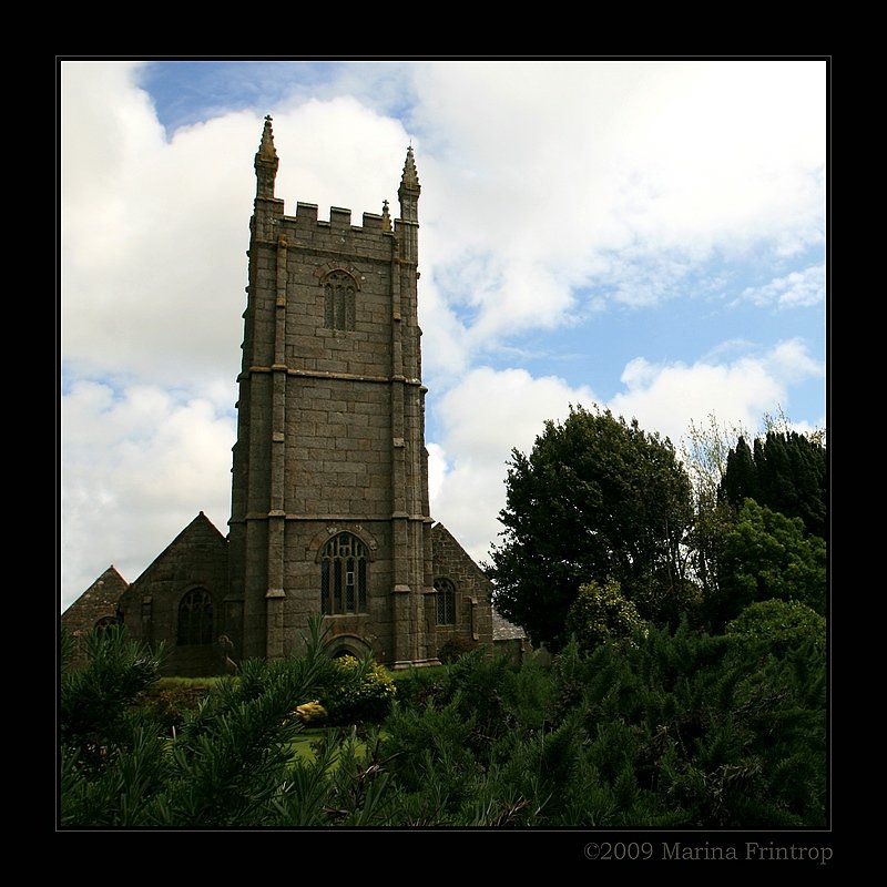 Constantine Parish Church (15. Jahrhundert), Cornwall England.