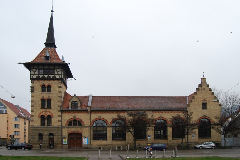 Das alte Feuerwehrhaus an der Schreiberstrae. Aufgenommen am 08.03.2008