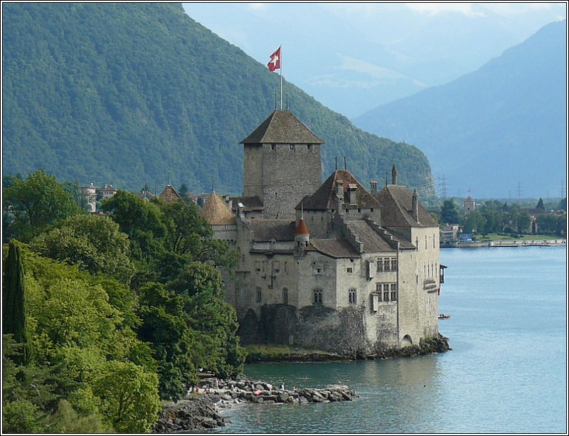 Das Chteau de Chillon fotografiert am 02.08.08. (Hans)