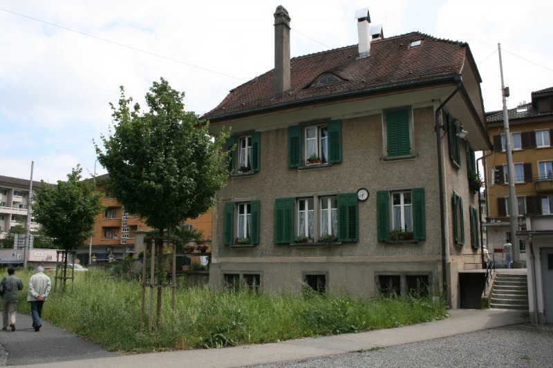 Das ehemalige Bahnhofsgebude von Kriens.