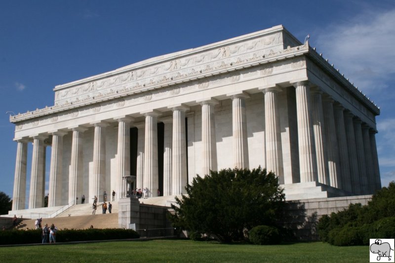 Das Lincoln Memorial, aufgenommen am 21. September 2008.