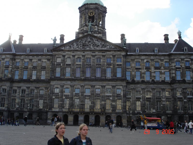 Das Paleis op de Dam in Amsterdam