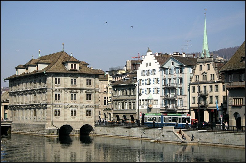 Das Rathaus am Limmat-Quai. 15.03.2008 (Matthias)