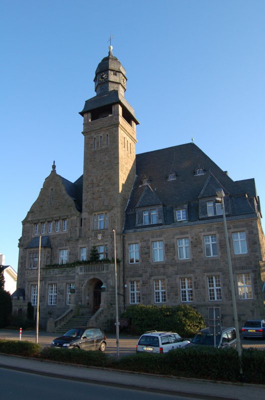 Das Rathaus von Wetter/Ruhr steht im Stadtteil Alt-Wetter.
Hier arbeitet zur Zeit der Brgermeister Frank Hasenberg