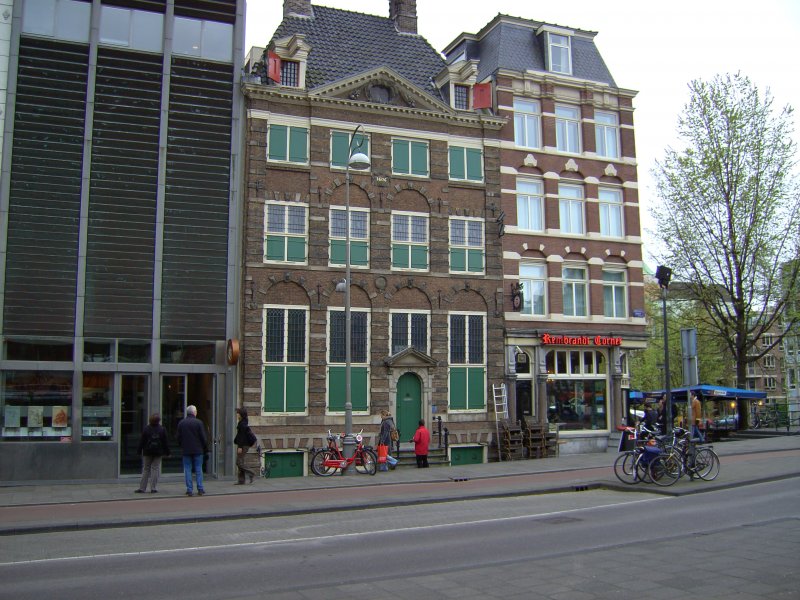 Das Rembrandthaus in Amsterdamm in der Jodenbreestraat 4 (Aufnahme vom März 2007)