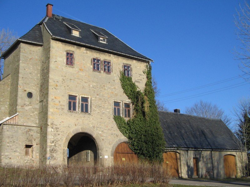Das Torhaus der Burg Frauenstein, 18.02.07