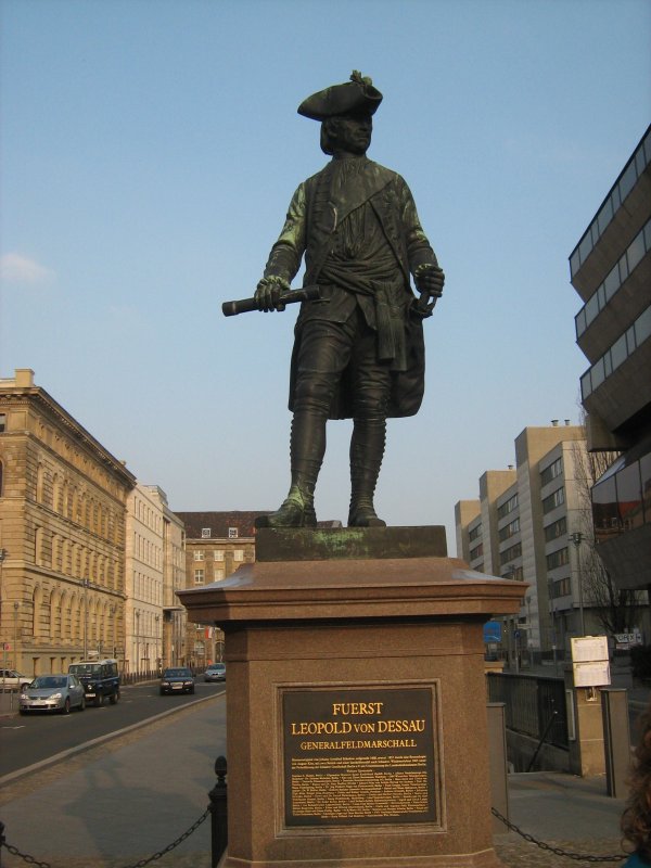 Denkmal Frst Leopold von Dessau, Berlin Wilhelmstrasse  24.2.2008