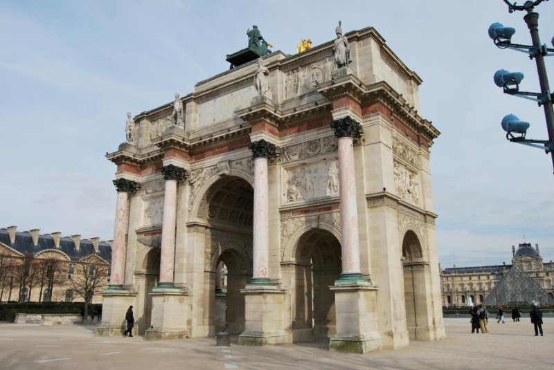 Der Arc de Triomphe du Carrousel, Paris 13.03.09